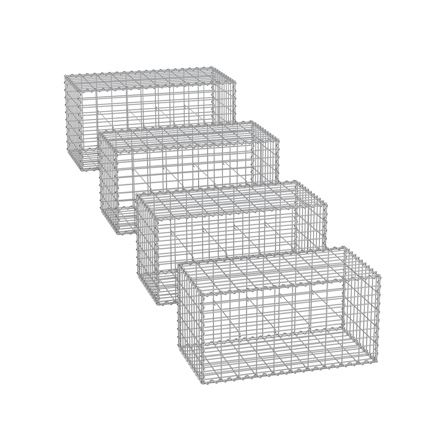 Gabion Basket Garden Fence 100 x 50 x 50 cm - image 11