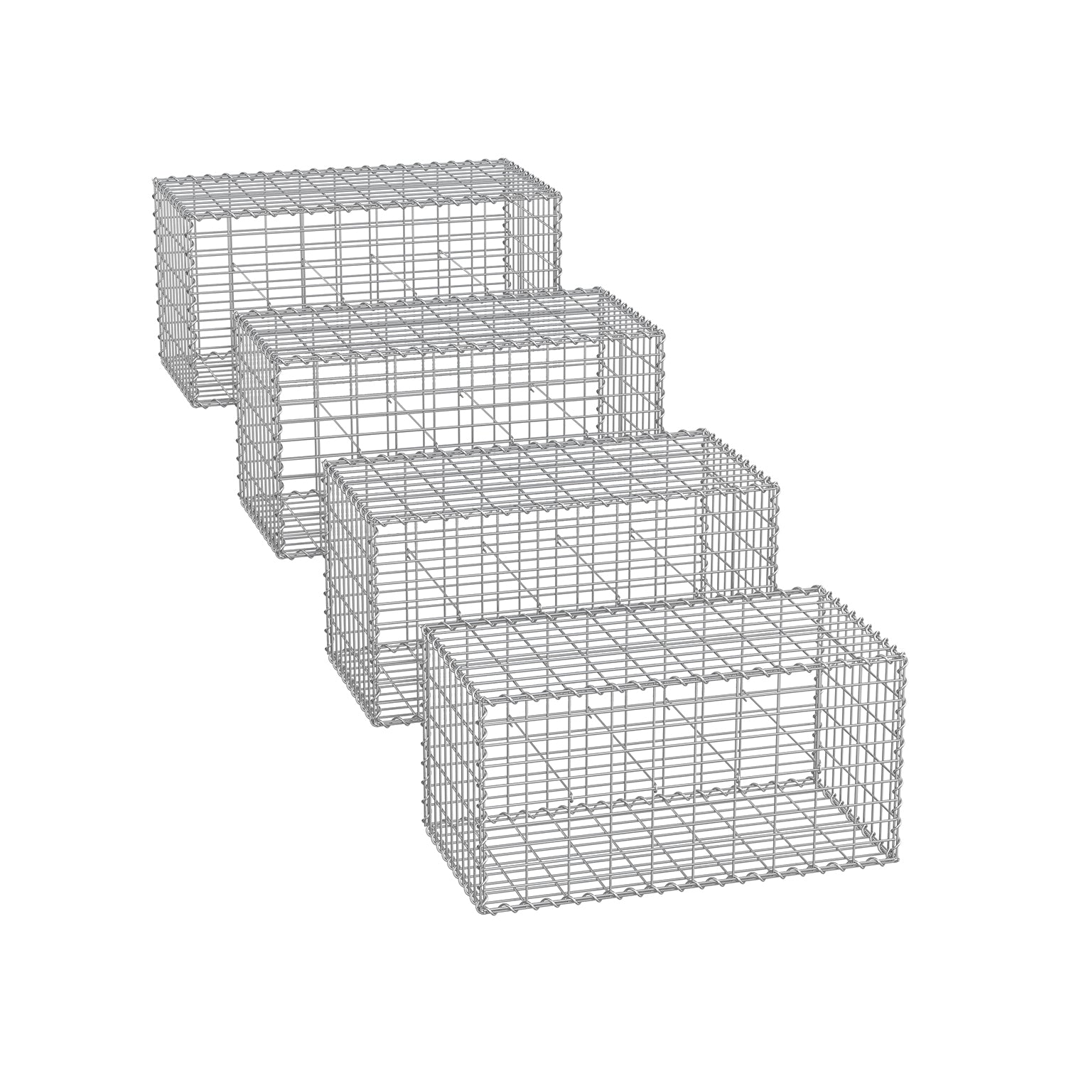 Gabion Basket Garden Fence 100 x 50 x 50 cm - image 11