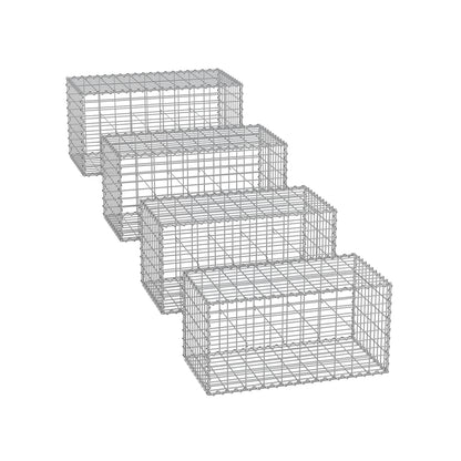 Gabion Basket Garden Fence 100 x 50 x 50 cm - image 11