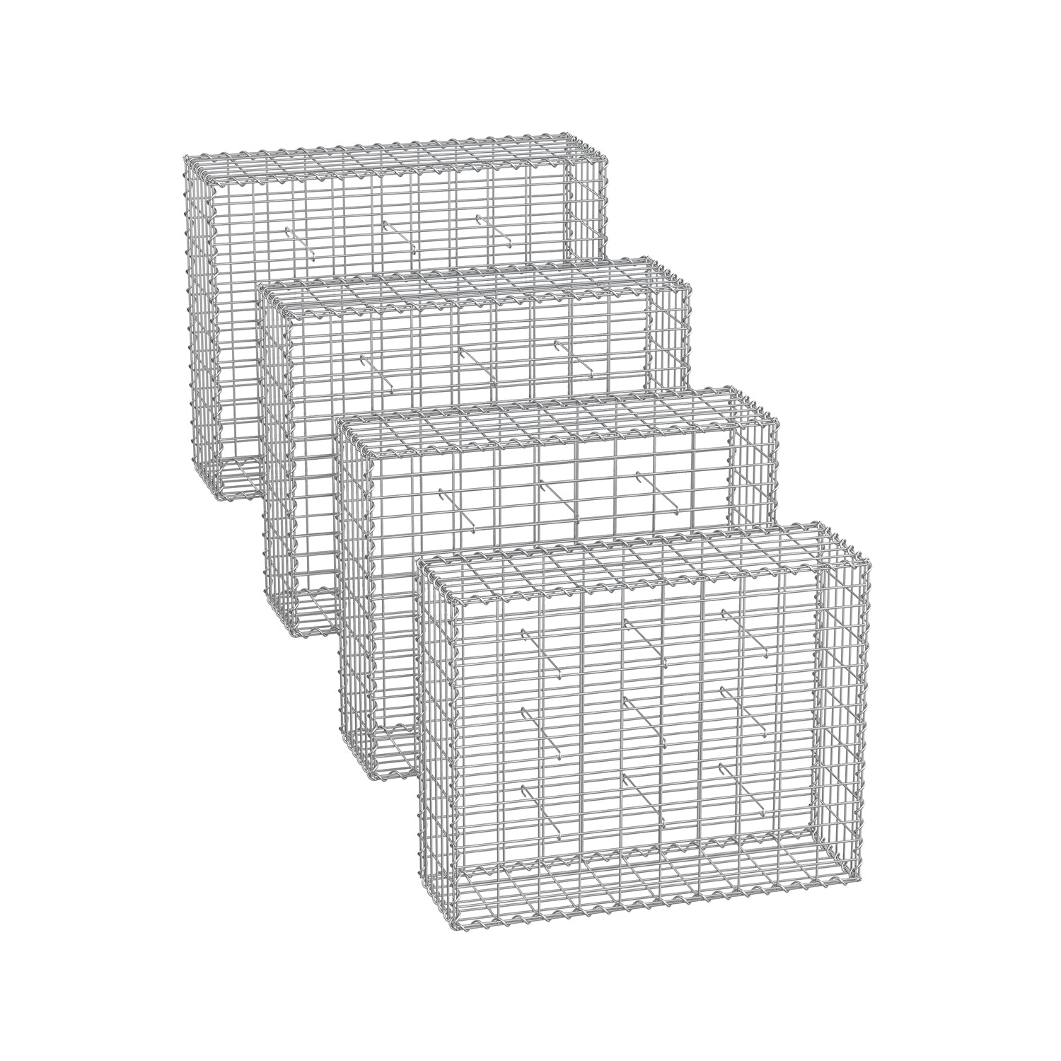 Meshed Stone Wire 100 x 80 x 30 cm - image 11