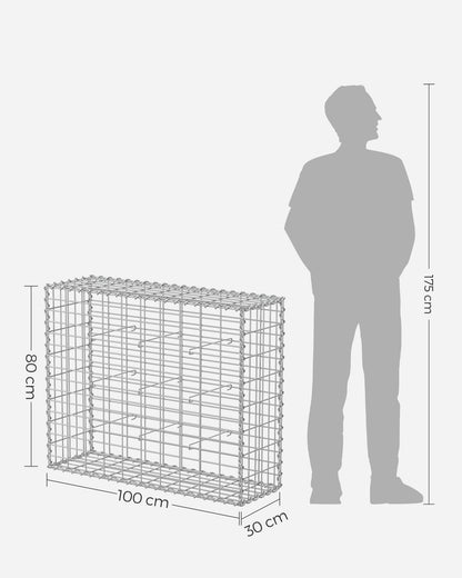 Meshed Stone Wire 100 x 80 x 30 cm - image 33