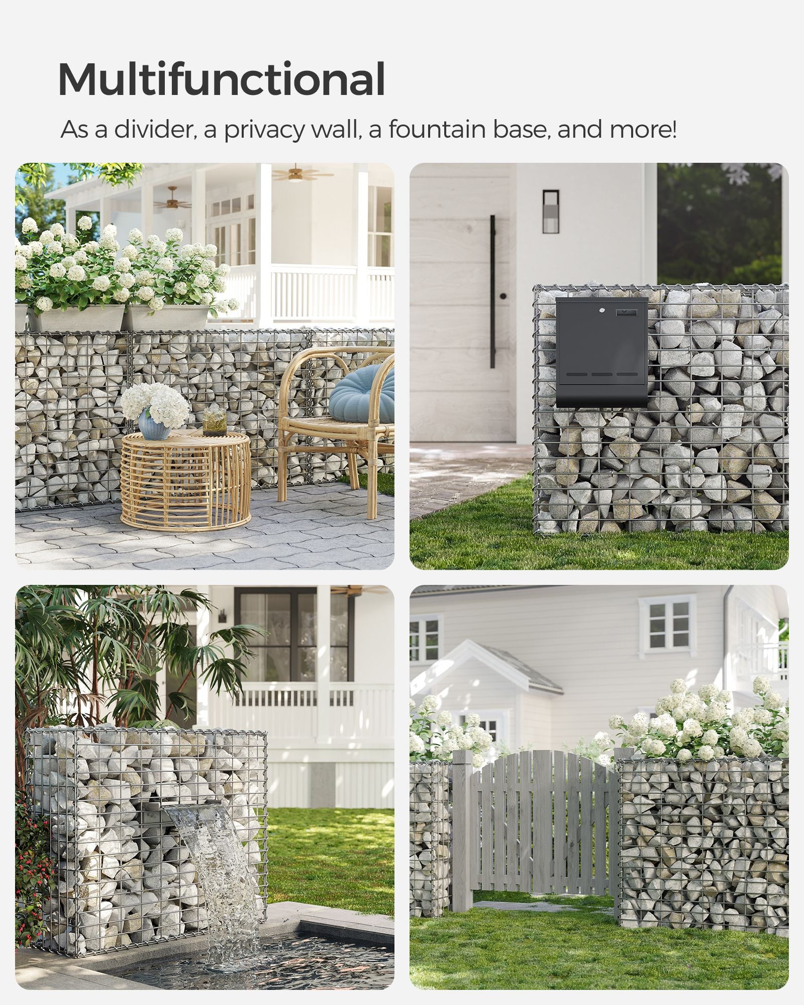 Meshed Stone Wire 100 x 80 x 30 cm - image 36