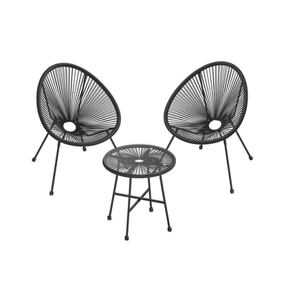 3 Pieces Acapulco Chairs Set - image 1