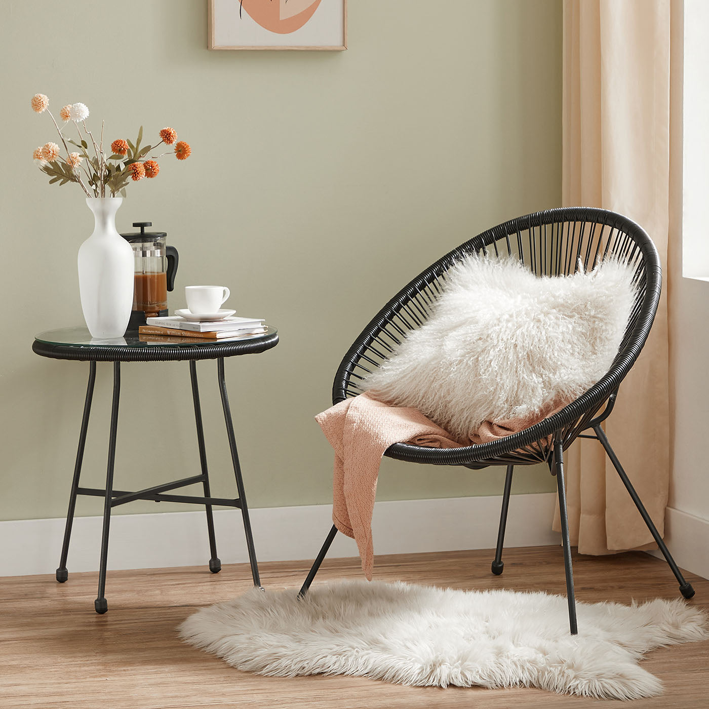 3 Pieces Acapulco Chairs Set - image 4