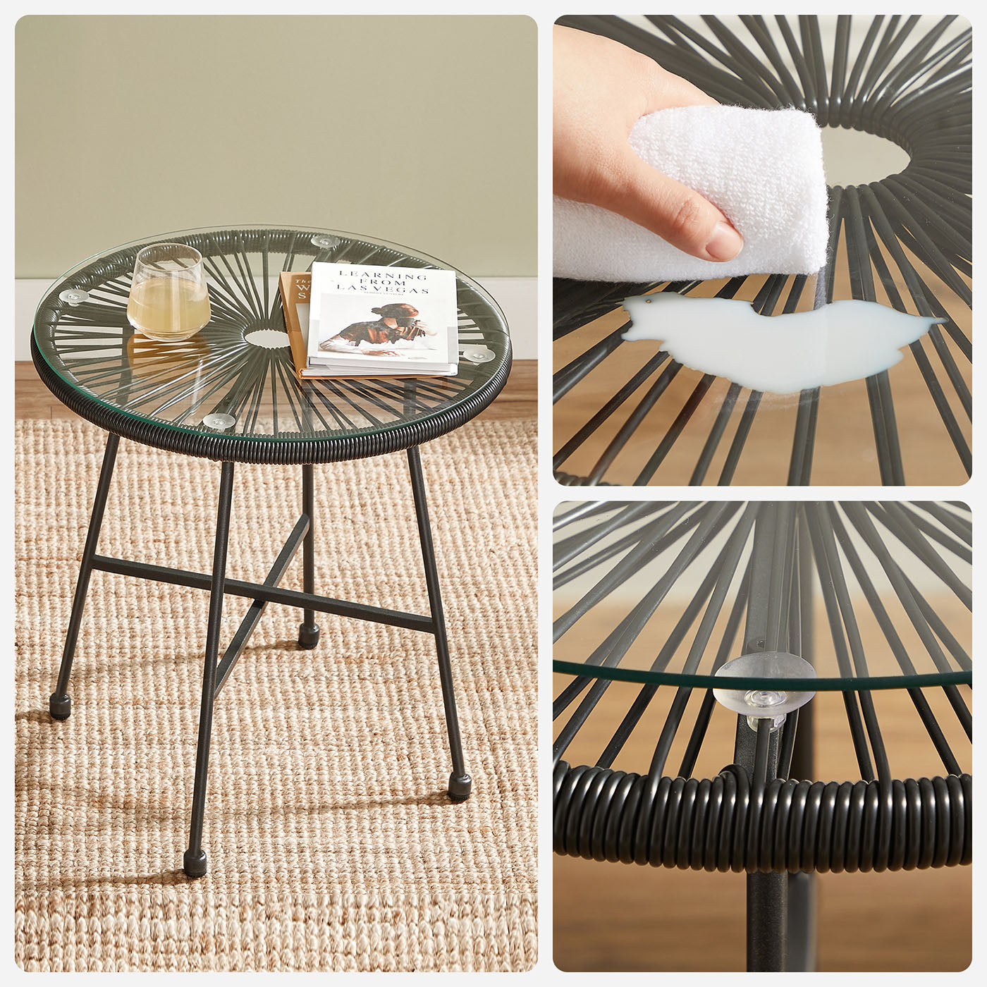 3 Pieces Acapulco Chairs Set - image 7