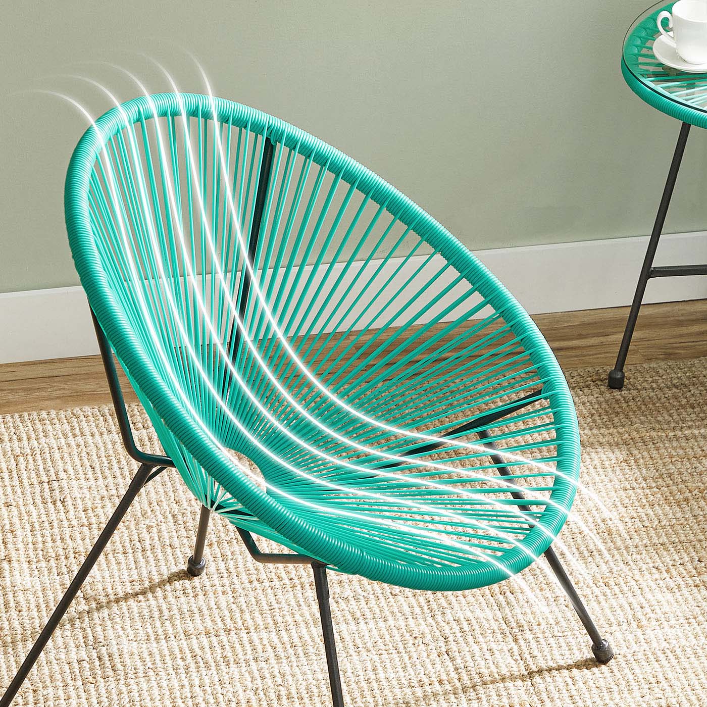 Set of 3 Acapulco Chair with Table - image 7