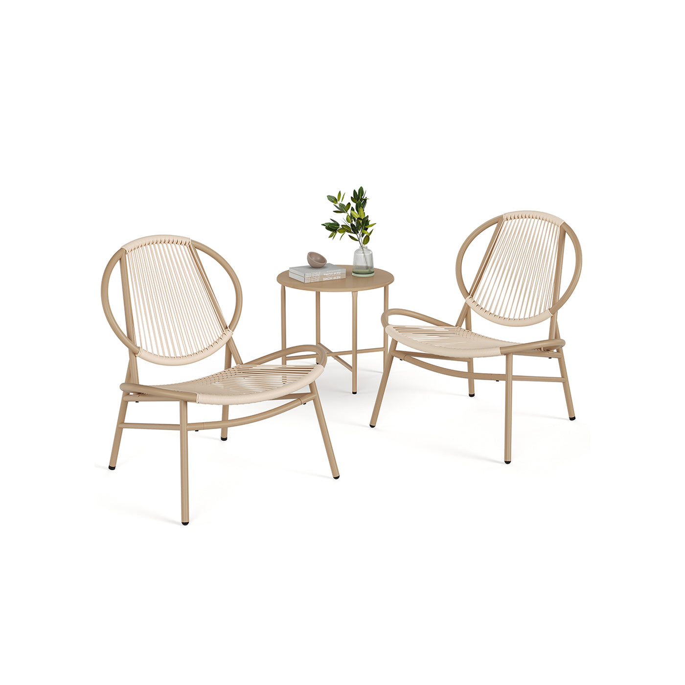 Patio Furniture Set 3 Pieces, Garden Bistro Set