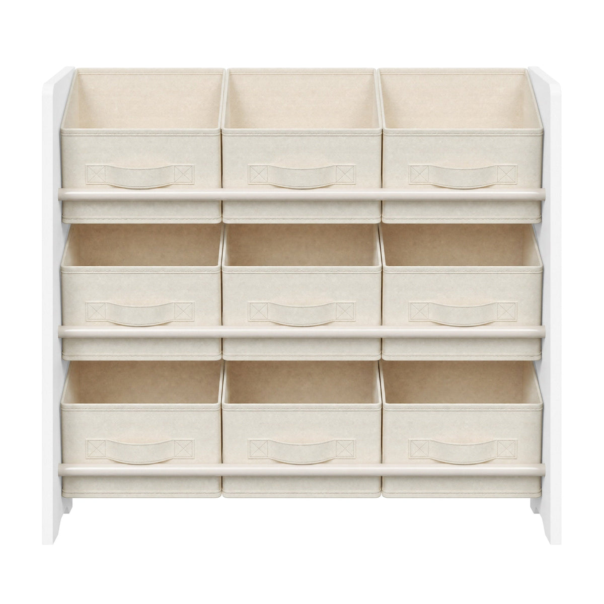 Toy Organiser, Kid Toy Shelf with 9 Non-Woven Fabric Boxes, for Children's Room and Playroom - image 1