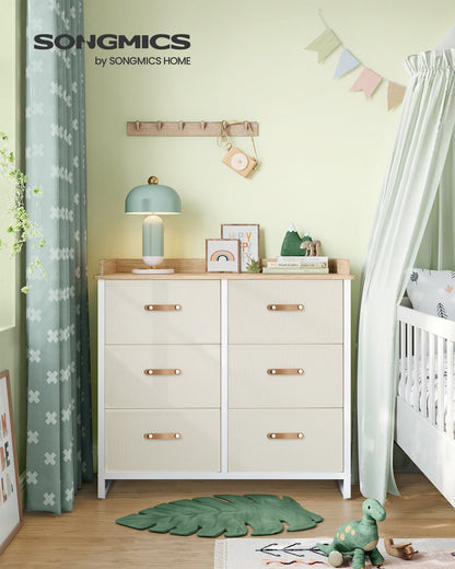 Water-Resistant Kids Dresser with 6 Drawers