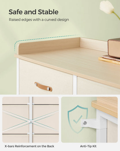 Water-Resistant Kids Dresser with 6 Drawers