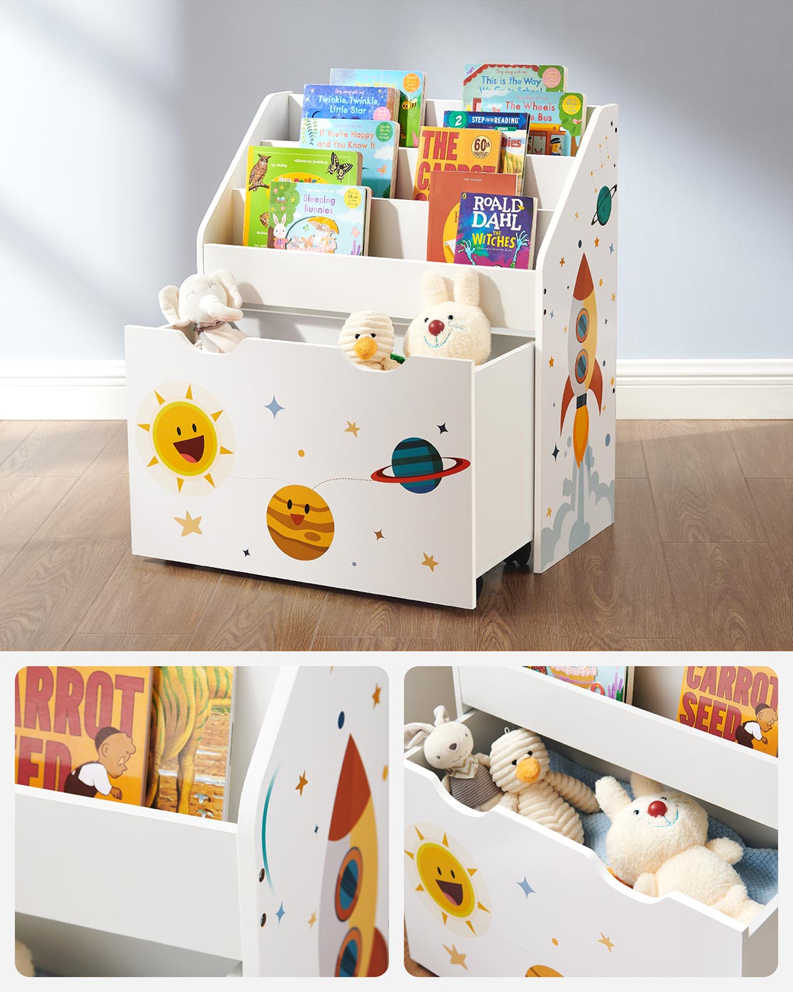 Toy Organiser with Wheels - image 9