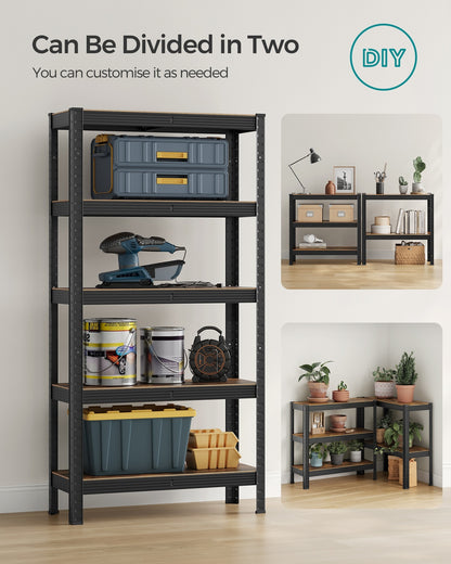 Set of 2 Silver Garage Shelving - image 36