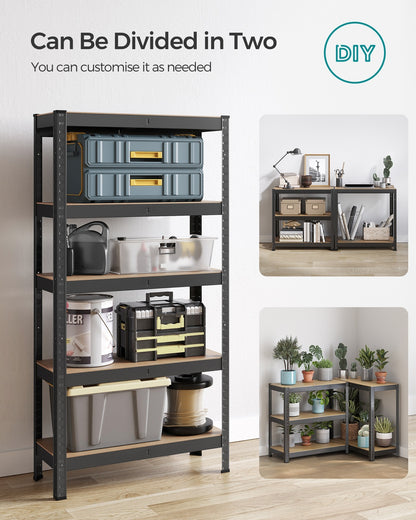 Set of 2 Silver Garage Shelving - image 16
