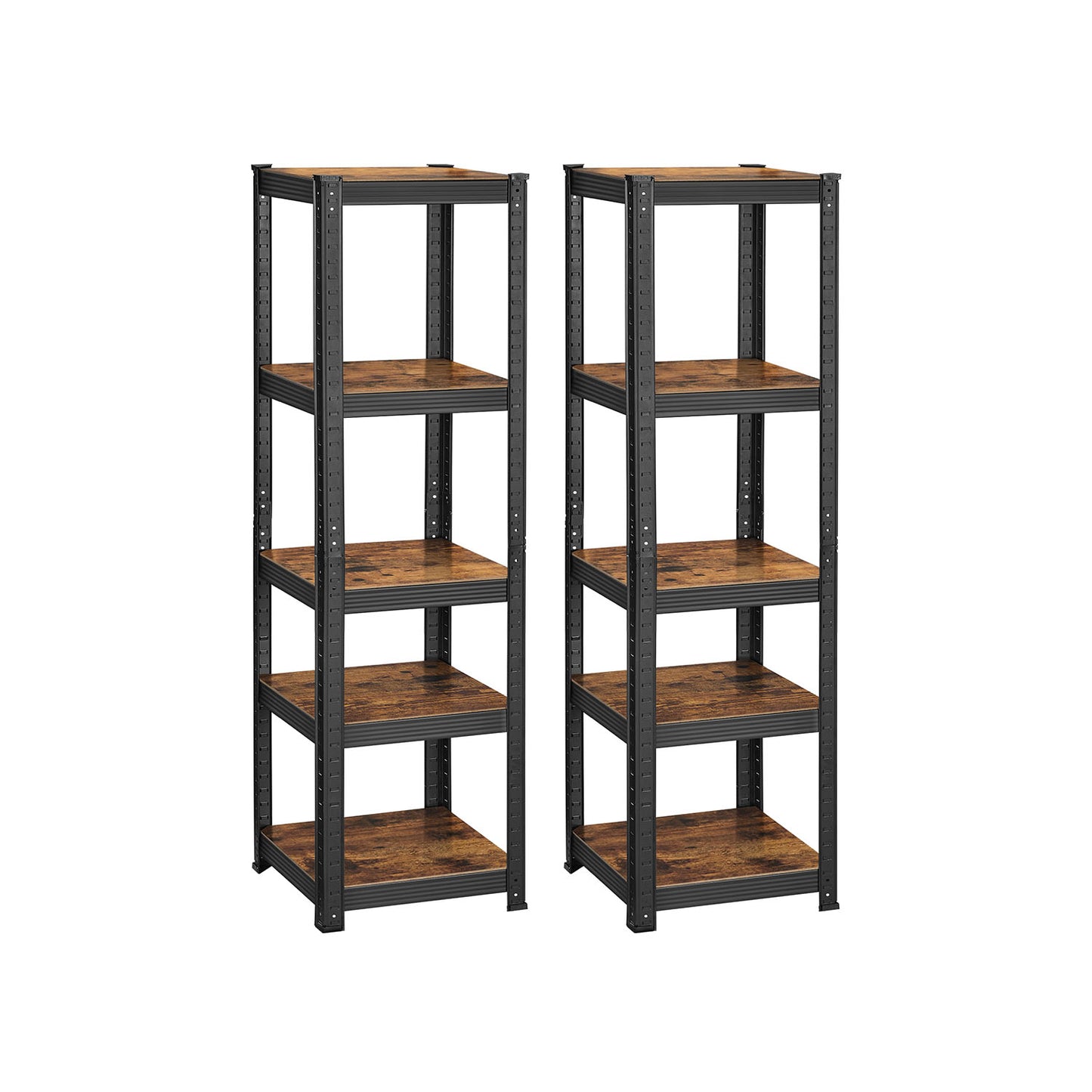 5-Tier Steel Shelving Unit,bookshelf 37 x 37 x 150 cm - image 14