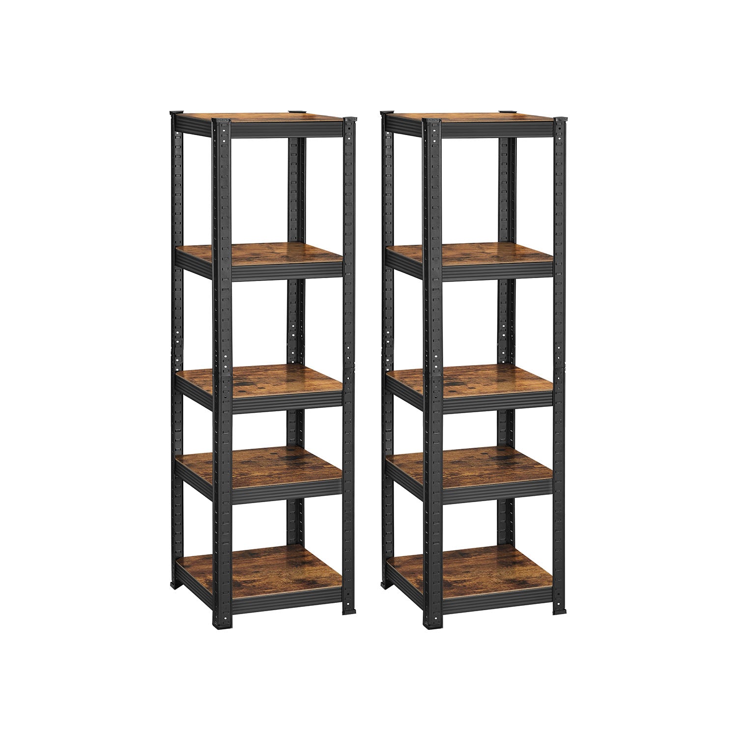5-Tier Steel Shelving Unit,bookshelf 37 x 37 x 150 cm - image 14