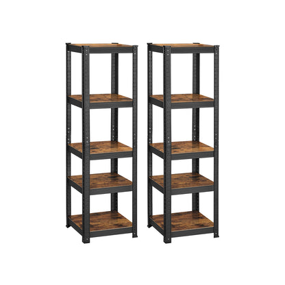 5-Tier Steel Shelving Unit,bookshelf 37 x 37 x 150 cm - image 14