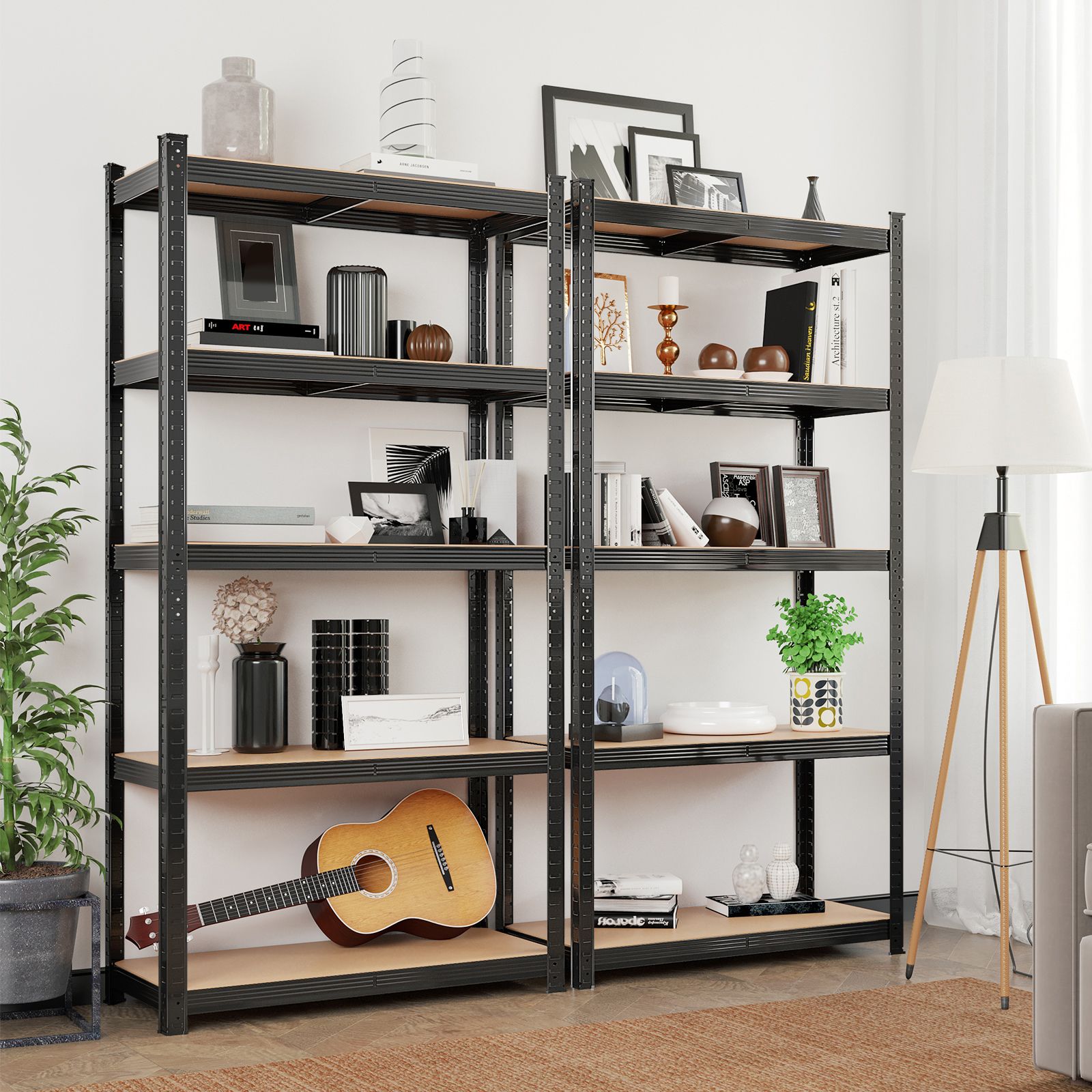 5-Tier Steel Shelving Unit 40 x 90 x 180 cm - image 3