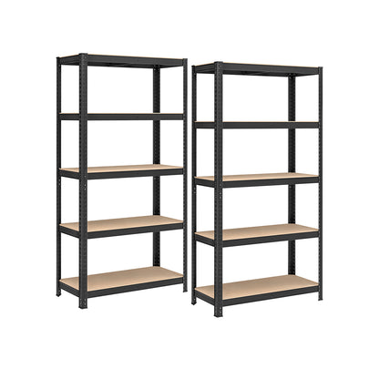 Set of 2 Silver Garage Shelving - image 78