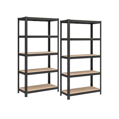 Set of 2 Silver Garage Shelving - image 77