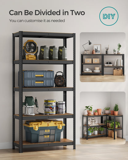 Set of 2 Silver Garage Shelving - image 46