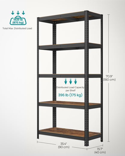 Set of 2 Silver Garage Shelving - image 47