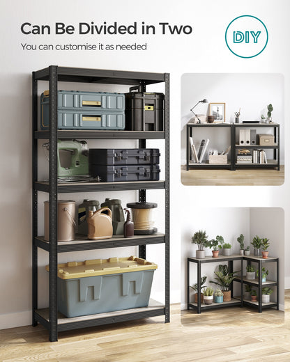 Set of 2 Silver Garage Shelving - image 26