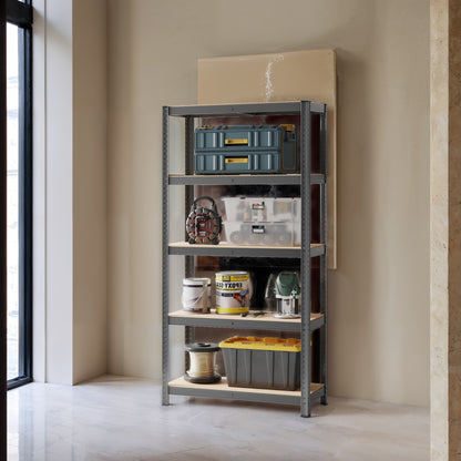 Garage Storage Shelving Set of 2, 40 x 90 x 180 cm, Silver - image 10