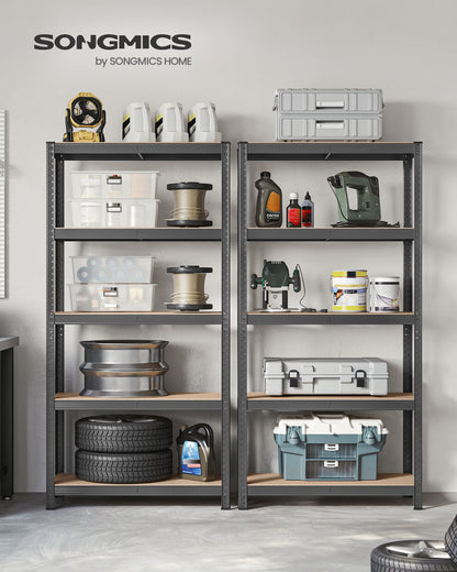 Set of 2 Silver Garage Shelving - image 52