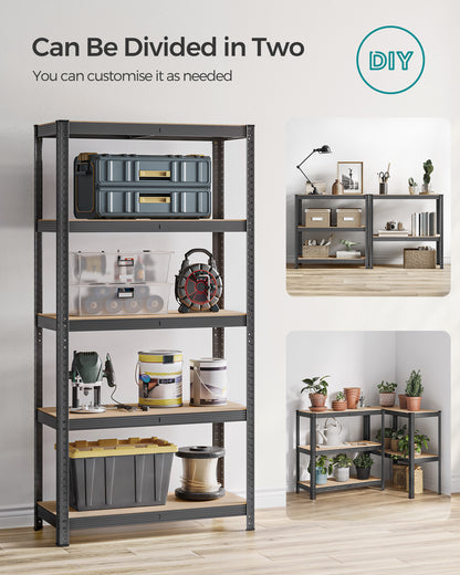 Set of 2 Silver Garage Shelving - image 56