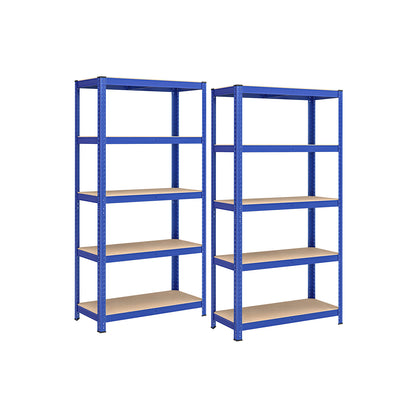 Set of 2 Silver Garage Shelving - image 69