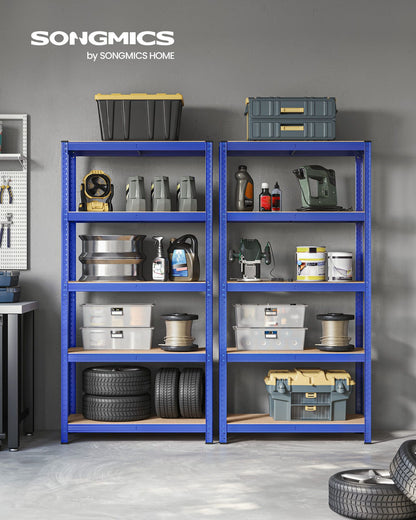 Set of 2 Silver Garage Shelving - image 70