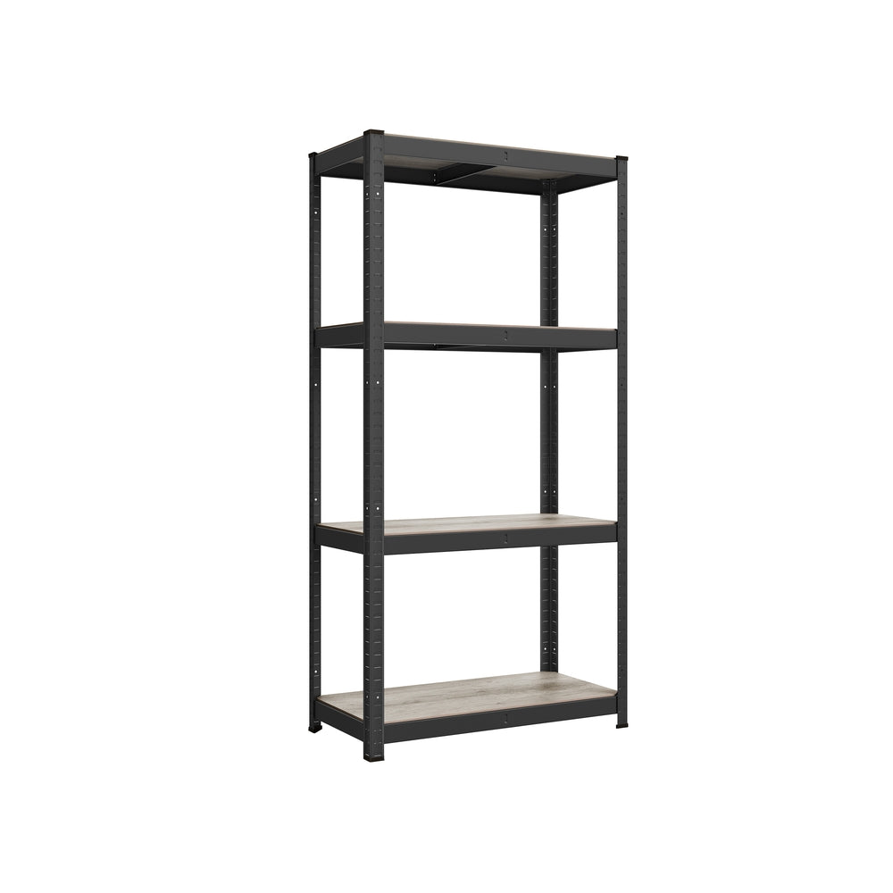 4-Tier Shelving Unit with 520 kg Capacity Black - image 22