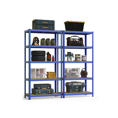 Set of 2 Silver Garage Shelving - image 87