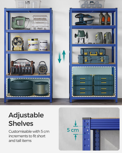 Set of 2 Silver Garage Shelving - image 91