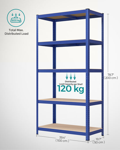 Set of 2 Silver Garage Shelving - image 94