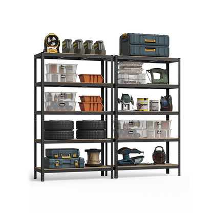 Set of 2 Silver Garage Shelving - image 97