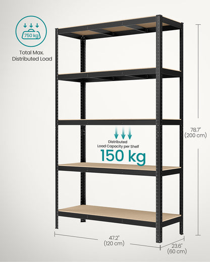 Set of 2 Silver Garage Shelving - image 103