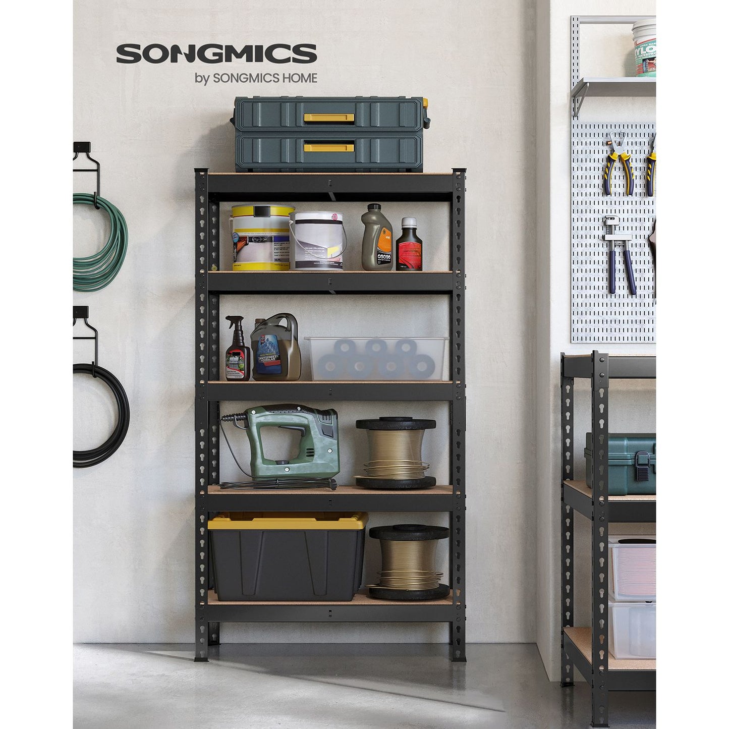 5-Tier Garage Storage Shelf - HWLEXTRA 