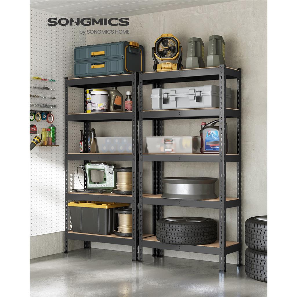 5-Tier Storage Shelves Set of 2
