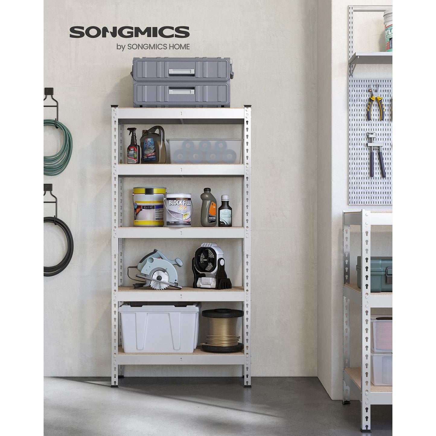5-Tier Garage Storage Shelf - HWLEXTRA 