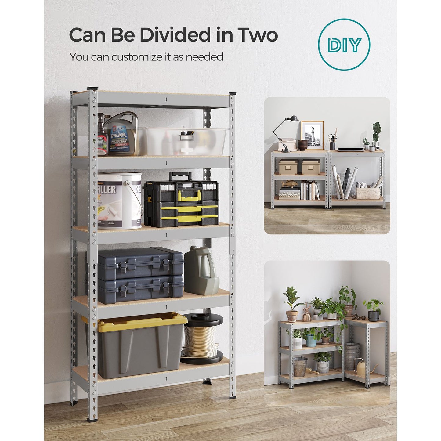 5-Tier Garage Storage Shelf - HWLEXTRA 