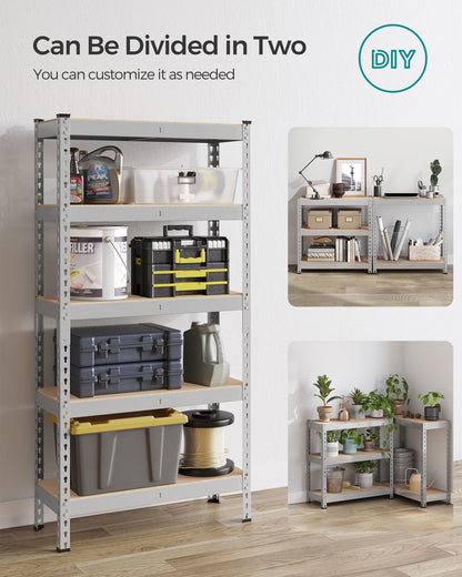 5-Tier Storage Shelves Set of 2