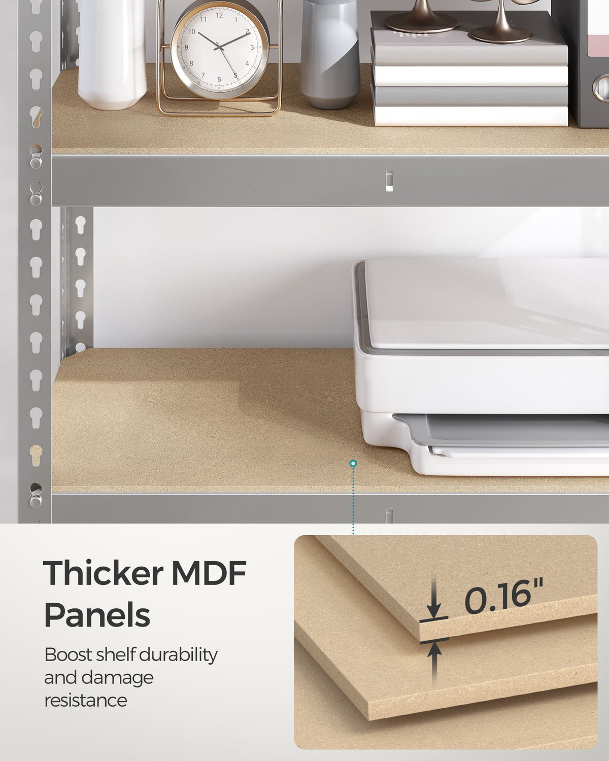 5-Tier Storage Shelves Set of 2