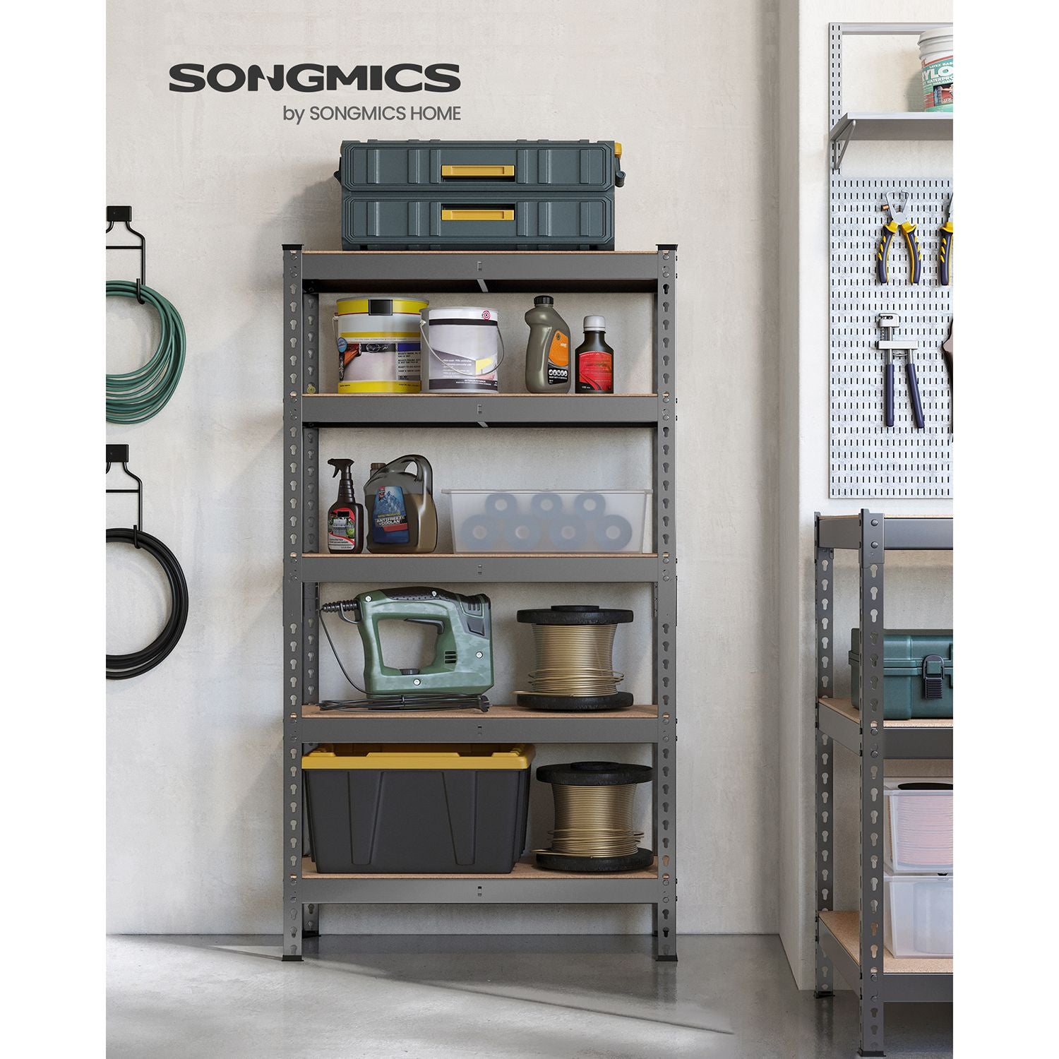 5-Tier Garage Storage Shelf - HWLEXTRA 