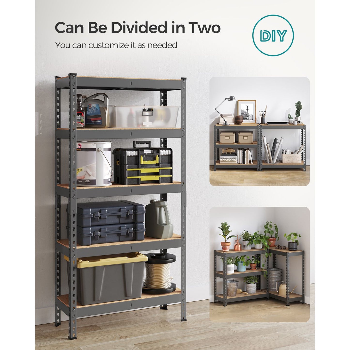 5-Tier Garage Storage Shelf - HWLEXTRA 