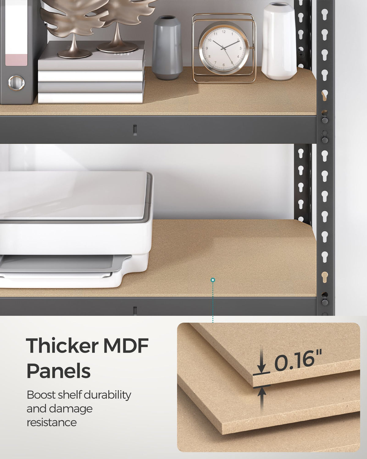 5-Tier Storage Shelves Set of 2