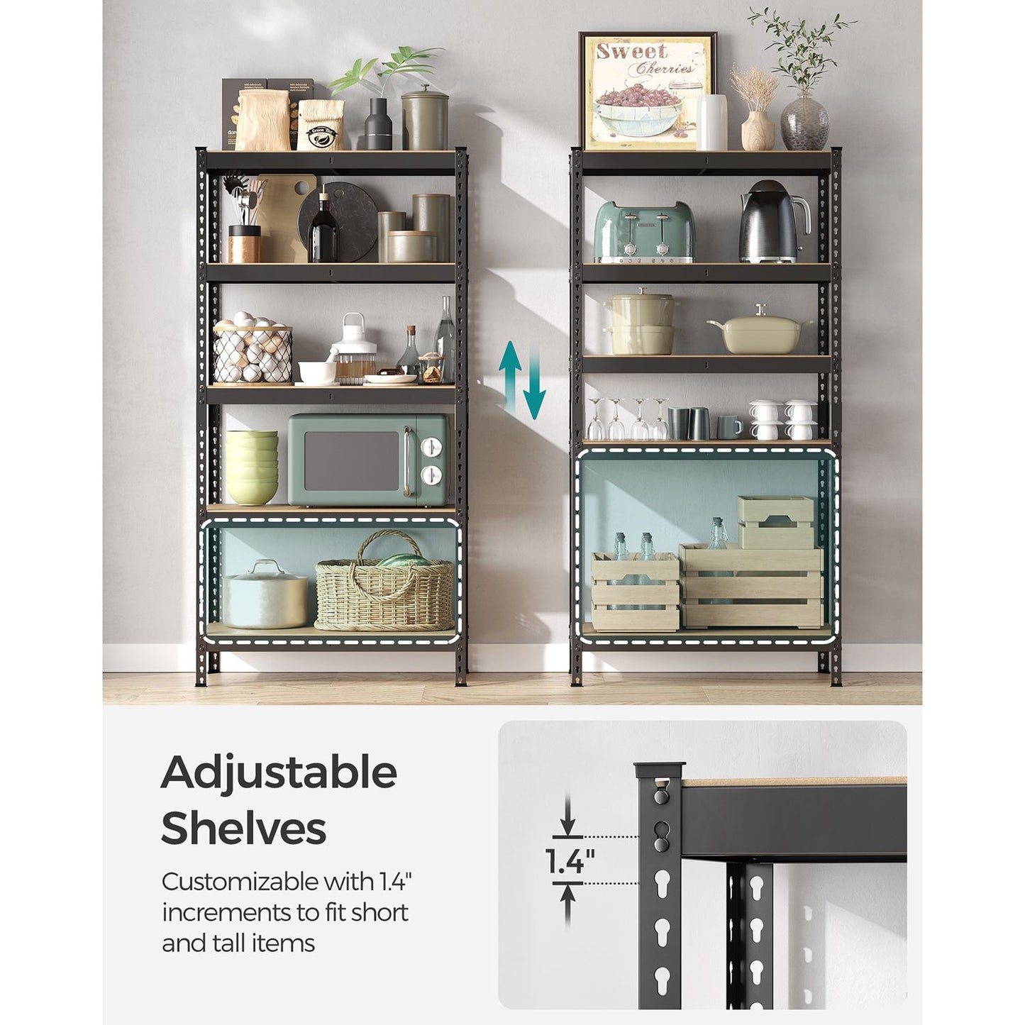 5-Tier Garage Storage Shelf