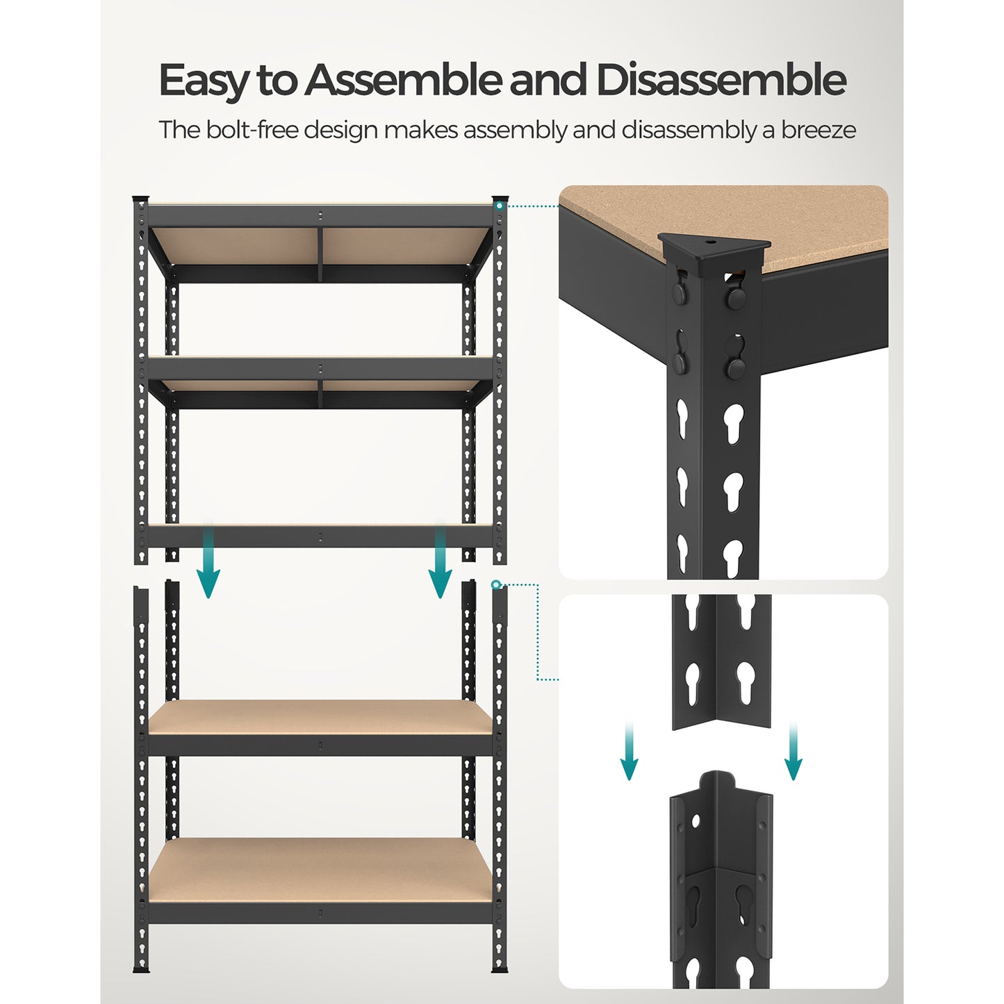 5-Tier Garage Storage Shelf