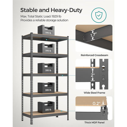 5-Tier Garage Storage Shelf