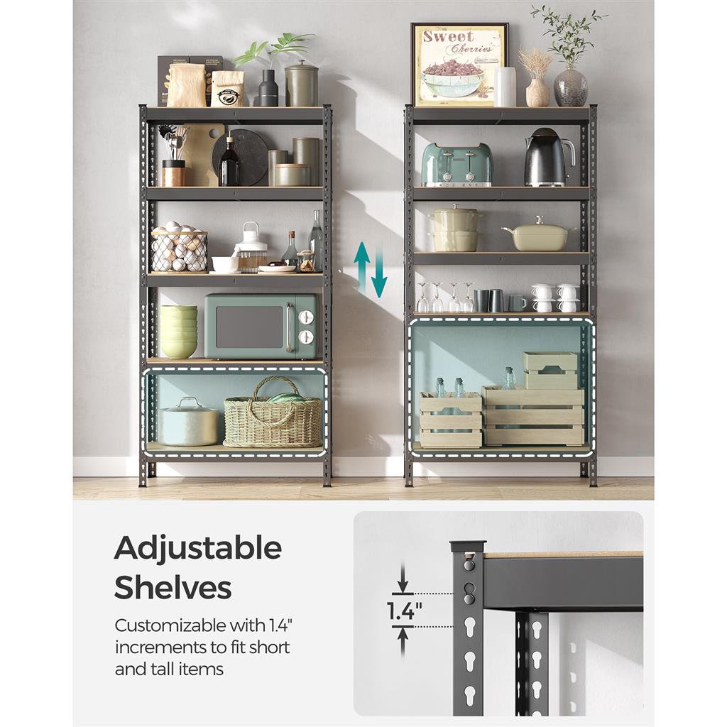 5-Tier Garage Storage Shelf
